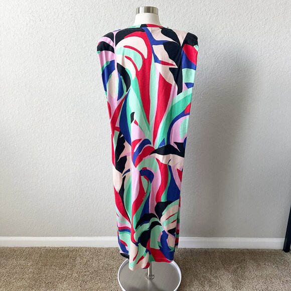 FARM Rio Colorful Abstract Midi Dress - Picture 3 of 15